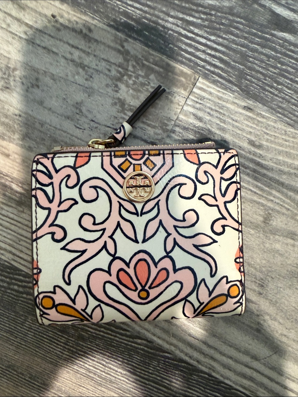 Tory Burch Hicks Garden compact wallet